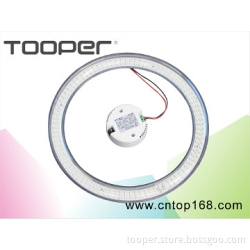 External power supply 225mm 12W LED Circle tube transparent face mask